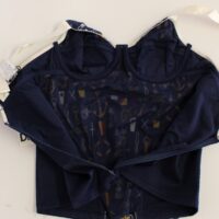 Dolce & Gabbana sinine meremehemotiiviga topp