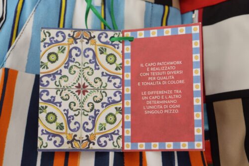 Dolce & Gabbana mitmevärvilised triibulised kõrge vöökohaga püksid