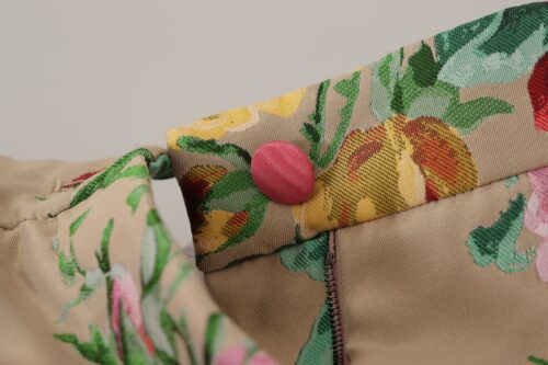 2849648.jpg Dolce & Gabbana Beežid pidulikud kõrge vöökohaga püksid