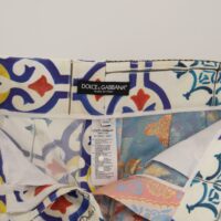 2849733.jpg Dolce & Gabbana mitmevärvilised kõrge vöökohaga hot pants lühikesed püksid