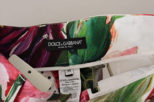 Dolce & Gabbana mitmevärvilised kõrge vöökohaga hot pants lühikesed püksid