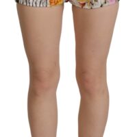 Dolce & Gabbana mitmevärvilised kõrge vöökohaga hot pants lühikesed püksid