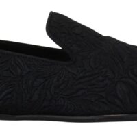 2985720.jpg Dolce & Gabbana Mustad lillelised žakaarkangast loafrid