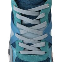 Dolce & Gabbana sinakashallid ja mustad sportlikud madalad tossud