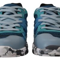 Dolce & Gabbana sinakashallid ja mustad sportlikud madalad tossud