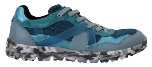 Dolce & Gabbana sinakashallid ja mustad sportlikud madalad tossud