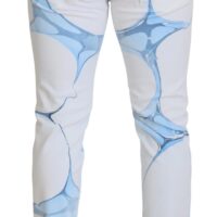 Dolce & Gabbana valged skinny teksapüksid