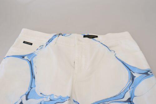 Dolce & Gabbana valged skinny teksapüksid