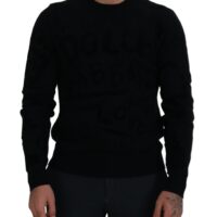 2986042.jpg Dolce & Gabbana Must logomustriga crewneck pullover-kampsun