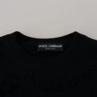 2986047.jpg Dolce & Gabbana Must logomustriga crewneck pullover-kampsun