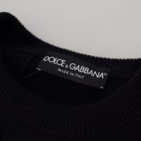 2986048.jpg Dolce & Gabbana Must logomustriga crewneck pullover-kampsun