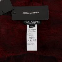 Dolce & Gabbana Bordeaux kapuutsiga sall-müts