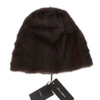 Dolce & Gabbana Pruun naiste beanie müts