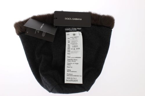 Dolce & Gabbana Pruun naiste beanie müts