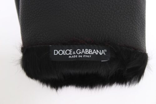 Dolce & Gabbana mustad randmekindad bordoo detailidega