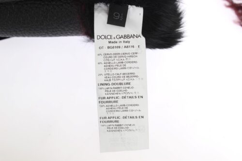 Dolce & Gabbana mustad randmekindad bordoo detailidega