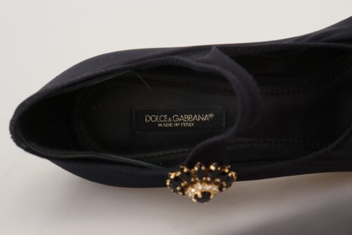 Dolce & Gabbana Mustad Mary Jane sokk-kontsakingad