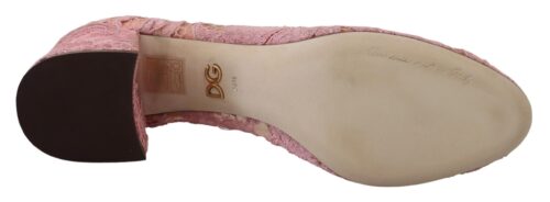 Dolce & Gabbana pastelroosad Taormina kontsakingad