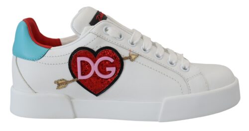 3582478.jpg Dolce & Gabbana valged Portofino tossud Logo Heart