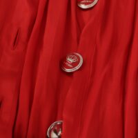 Dolce & Gabbana punane vööga midikleit