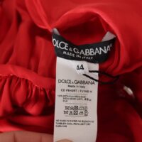Dolce & Gabbana punane vööga midikleit