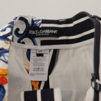 Dolce & Gabbana Mitmevärvilised triibulised Majolica bermuudapüksid