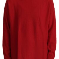 3663565.jpg Dolce & Gabbana punane ümara kaelusega pullover-kampsun