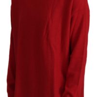 3663566.jpg Dolce & Gabbana punane ümara kaelusega pullover-kampsun