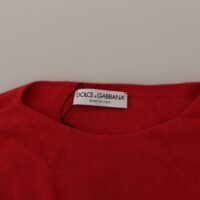 3663567.jpg Dolce & Gabbana punane ümara kaelusega pullover-kampsun