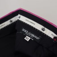 Dolce & Gabbana roosad slim-fit pidulikud püksid