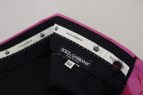 Dolce & Gabbana roosad slim-fit pidulikud püksid