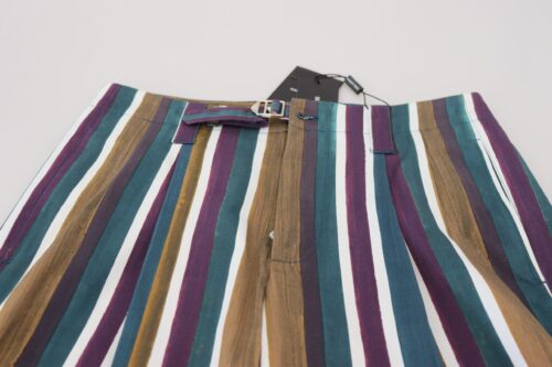 3958183.jpg Dolce & Gabbana mitmevärvilised triibulised šortsid