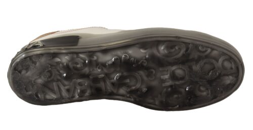 Dolce & Gabbana White Gold Low Top Sneakers