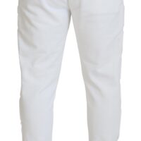 Dolce & Gabbana valged dressipüksid logoga