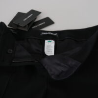 4001565.jpg Dolce & Gabbana mustad kõrge pihaga naiste püksid