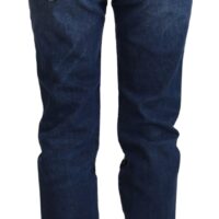 Dolce & Gabbana mustad skinny teksad Floral Lace Front