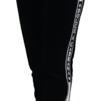 Dolce & Gabbana Mustad DG Logo sametpüksid