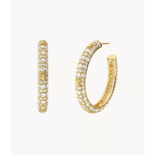 Michael Kors kuldsed hõbedast kõrvarõngad 3,5 cm