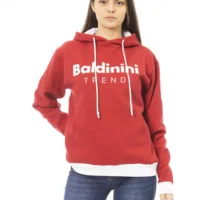 Baldinini Trend punane naiste hoodie