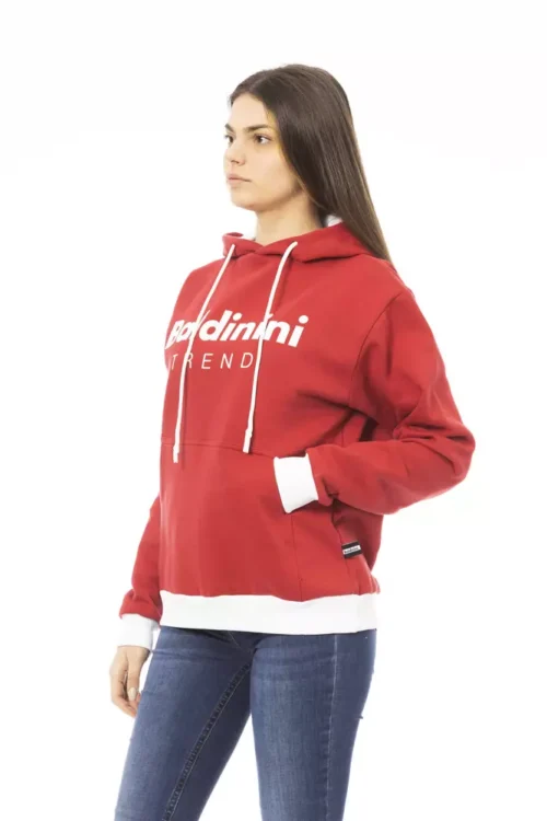 Baldinini Trend punane naiste hoodie