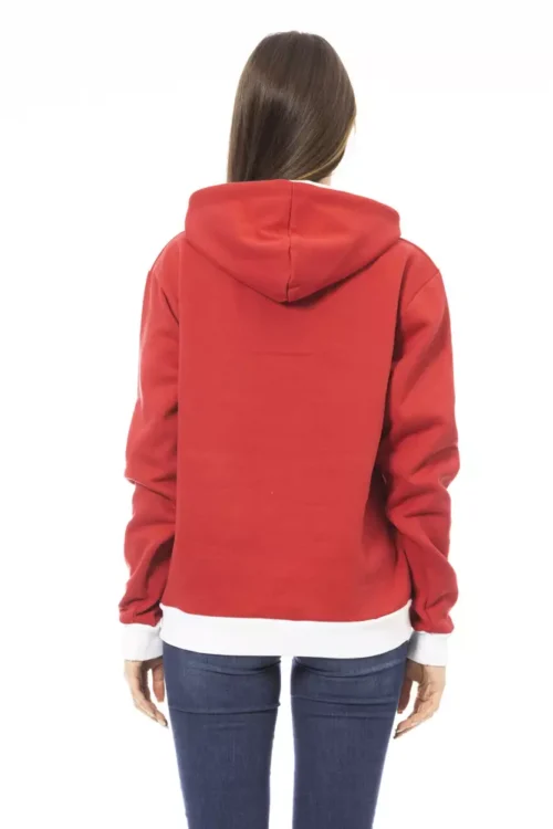 Baldinini Trend punane naiste hoodie