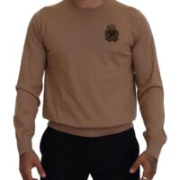 4120290.jpg Dolce & Gabbana beež pullover Crown Logo