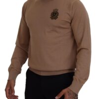 4120291.jpg Dolce & Gabbana beež pullover Crown Logo