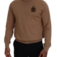 4120292.jpg Dolce & Gabbana beež pullover Crown Logo
