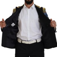 4120915.jpg Dolce & Gabbana Kuldne kahekordse nööpkinnisega bleiser