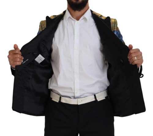 4120915.jpg Dolce & Gabbana Kuldne kahekordse nööpkinnisega bleiser