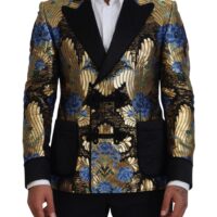 4120916.jpg Dolce & Gabbana Kuldne kahekordse nööpkinnisega bleiser