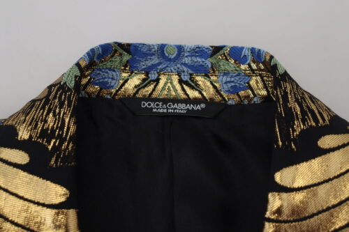 4120918.jpg Dolce & Gabbana Kuldne kahekordse nööpkinnisega bleiser