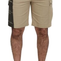 4122110.jpg Dolce & Gabbana Beež cargo-bermuda lühikesed püksid