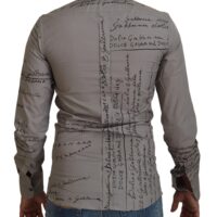 4122281.jpg Dolce & Gabbana Hall trükimustriga slim triiksärk GOLD